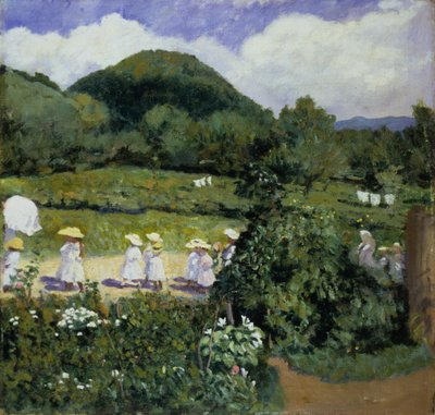 Summertime Picnic in May by Károly Ferenczy